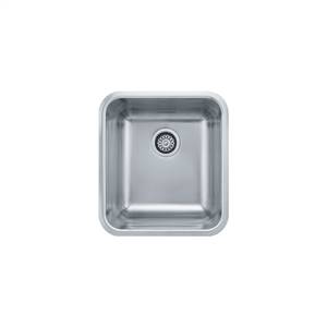 Franke GDX11015 Grande Series 16 3/4" Single Basin Undermount Sink, Stainless Steel