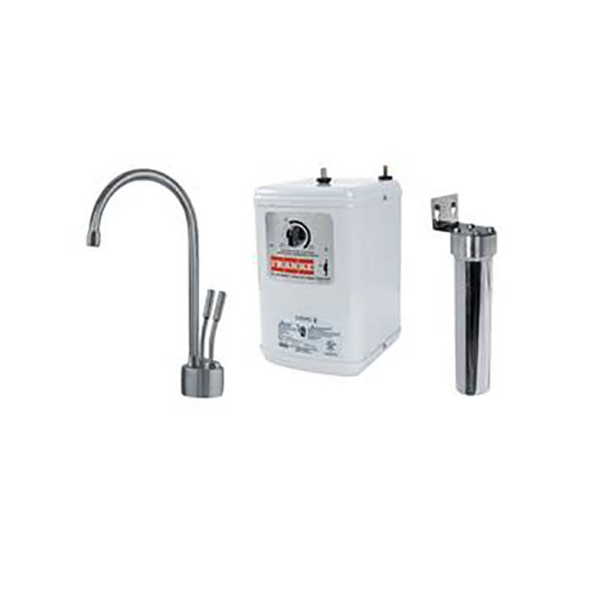 Beukende Verminderen Kiezen Franke LB7280-FRC-HT The Little Butler Series Filtered Cold & Instant Hot  Water Dispenser Combo, Satin Nickel