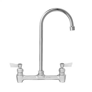 Fisher - 13285 - 8-inch Backsplash Mounted Faucet - 12-inch Swivel Gooseneck Spout