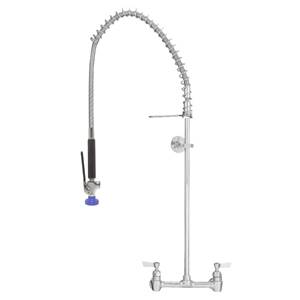 Fisher - 13390 - Spring Style Pre-Rinse Faucet - 8-inch Backsplash Mounted, Wall Bracket