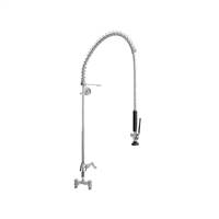 Fisher - 2010-WB - Spring Style Pre-Rinse Faucet - Single Hole Deck Mount, Wall Bracket