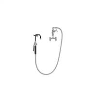 Fisher 2050 - Single Deck Mounted Pot Filler Assembly with Wall Hook and Single Control