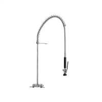 Fisher - 2610 - Spring Style Pre-Rinse Faucet - 4-inch Backsplash Mounted
