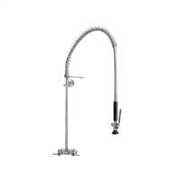 Fisher - 2610-WB - Spring Style Pre-Rinse Faucet - 4-inch Backsplash Mounted, Wall Bracket