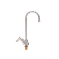 Fisher - 3016 - Single Deck Mount Faucet - 12-inch Rigid Gooseneck Spout