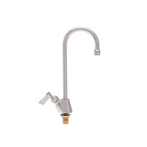 Fisher - 3026 - Single Deck Mount Faucet - 6-inch Rigid Gooseneck Spout
