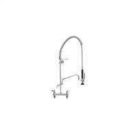 Fisher - 34258 - Spring Style Pre-Rinse Faucet - 8-inch Deck Mounted, Wall Bracket, 10-inch Add-On Faucet Spout