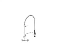 Fisher - 34401 - Spring Style Pre-Rinse Faucet - 8-inch Adjustable Wall Mounted, Wall Bracket, 14-inch Add-On Faucet Spout