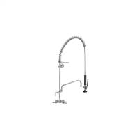 Fisher - 34495 - Spring Style Pre-Rinse Faucet - 4-inch Backsplash Mounted, Wall Bracket, 6-inch Add-On Faucet Spout