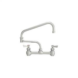 Fisher - 47430 - 8-inch Backsplash Mounted Faucet EZ - 19-inch Double Swing Spout
