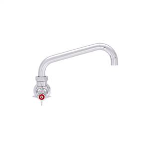 Fisher - 51349 - Ultra-Flex Pre-Rinse Faucet - Single Hole Wall Mounted, Wall Bracket, 8-inch Add-On Faucet Spout