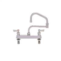 Fisher - 57703 - 8” Wall Body with Deck Mount Adapters, 13-inch Double Jointed Swing Spout and Lever Handles 