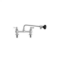 Fisher - 57797 - 8” Wall Body with Deck Mount Adapters, 12-inch Control Spout and Lever Handles 