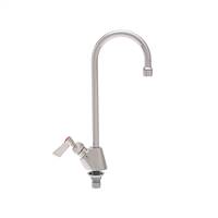 Fisher - 58130 - Single Deck Mounted Faucet, 6-inch Gooseneck Spout and Lever Handles 