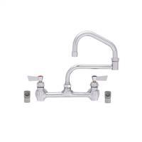 Fisher - 59854 - 8” Wall Mounted Faucet with Concentrics and Elbow, 23-inch Double Jointed Swing Spout and Lever Handles 