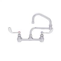 Fisher - 60518 - 8” Wall Mounted Faucet with Concentrics, 23-inch Double Jointed Swing Spout and Wrist Handles 