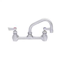 Fisher - 60933 - 8” Wall Mounted Faucet with Concentrics & EZ Install Adapters, 10-inch Swing Spout and Lever Handles 