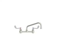 Fisher - 60941 - 8” Wall Mounted Faucet with Concentrics & EZ Install Adapters, 10-inch Swing Spout and Wrist Handles 