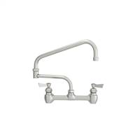 Fisher - 61034 - 8” Wall Mounted Faucet with Concentrics, 15-inch Double Jointed Swing Spout and Lever Handles 