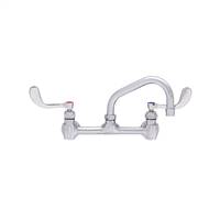 Fisher - 61107 - 8” Wall Mounted Faucet with Concentrics, 8-inch Swing Spout and Wrist Handles 