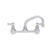 Fisher - 61220 - 8” Wall Mounted Faucet with Concentrics, 6-inch Swing Spout and Lever Handles