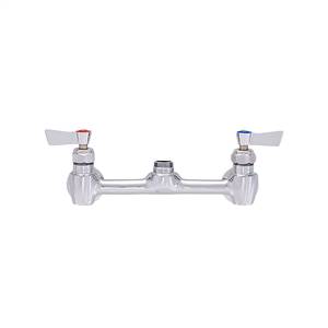 Fisher - 61549 - 8” Wall Mounted Faucet with Concentrics, Swivel and Lever Handles 