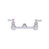 Fisher - 61565 - 8” Wall Mounted Faucet with Eccentrics, Swivel and Lever Handles 