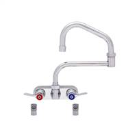 Fisher - 61700 - 4” Wall Body with Concentrics and Elbow, 23-inch Double Jointed Swing Spout and Lever Handles 