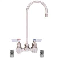 Fisher - 62480 - 4” Wall Body with Concentrics and Elbow, 12-inch Gooseneck Spout and Lever Handles