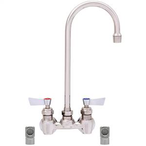 Fisher - 62480 - 4” Wall Body with Concentrics and Elbow, 12-inch Gooseneck Spout and Lever Handles