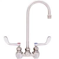 Fisher - 62510 - 4” Wall Body with Concentrics, 12-inch Gooseneck Spout and Wrist Handles 