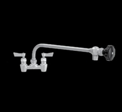 Fisher - 66214 - 4” Wall Body with Concentrics, 12-inch Control Spout and Lever Handles 