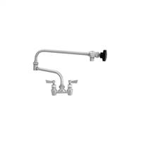 Fisher - 66265 - 4” Wall Body with Concentrics and Elbow, 19-inch Double Jointed Swing Spout and Lever Handles 