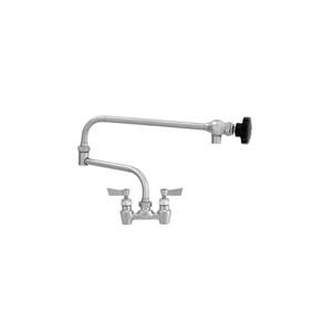Fisher - 66303 - 4” Wall Body with Concentrics and Elbow, 19-inch Double Jointed Swing Spout and Wrist Handles 