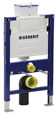 Geberit 111.255.00.1 - Concealed Dual-Flush Technology Tank (UP200) and Carrier System for Wall-Hung Washdown Toilets