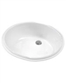 Gerber - UNDERMNT LAVATORY FAUCET 22.33-inch X16-inch OVAL WHT