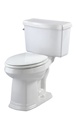 Gerber 20-003 - Allerton™ Suite 1.6 gpf (6 Lpf) Round Front Two Piece Toilet, 14-inch Rough-In