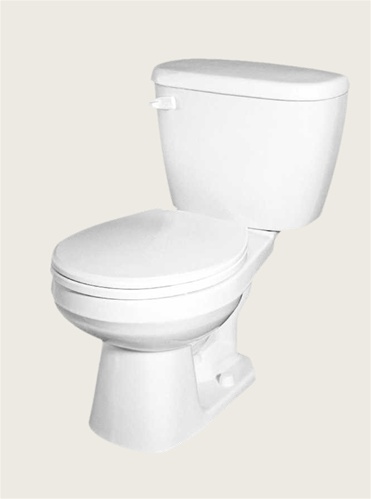 Gerber 21 404 Maxwell Toilet, Gerber Maxwell Round Front Toilet In White