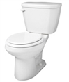 Gerber 21-500 Viper High Performance Round Front Two-Piece Toilet - 10-inch Rough-In