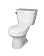 Gerber 21-502 - Viper™ 1.6 gpf (6 Lpf) Round Front Two Piece Toilet, 12-inch Rough-In