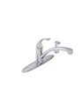 Gerber 0040042 - Single Handle Kitchen Faucet with Spray, No Escutcheon, Viper