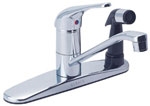 Gerber 40-111 Maxwell 1H Kitchen Faucet w/ Spray on Deck 2.2gpm Chrome