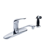 Gerber 0040112VPSS - MAXWELL 1H KITCHEN FAUCET W/SPRAY, VP AERATOR, Stainless Steel