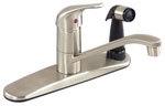Gerber 40-121-SS Maxwell® Single Handle Kitchen Faucet, Stainless Steel Finish