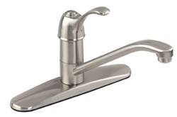 Gerber 40-150-SS Allerton Single Handle Kitchen Faucet, Stainless Steel Finish