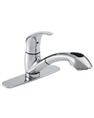 Gerber 0040165BR - Pull-Out Kitchen Faucet, Viper