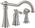 Gerber 40-183-SS Brianne Kitchen Faucet, Spray, (Stainless Steel)