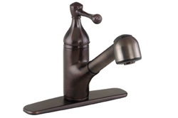 Gerber 40-490-RB Abigail Single Handle Pull-Out Spray Kitchen Faucet with Traditional styling, Oil Rubbed Bronze