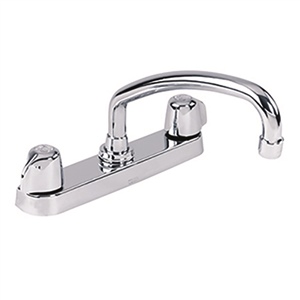 Gerber - 2 HANDLE KITCHEN FAUCET WITH TUBE SPOUT, CAST UNDERBODY