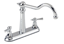 Gerber 42-706 Brianne™ Traditional Two Handle Kitchen Faucet, Chrome